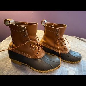 L.L. Bean Duck Boots - 8” unlined 8W